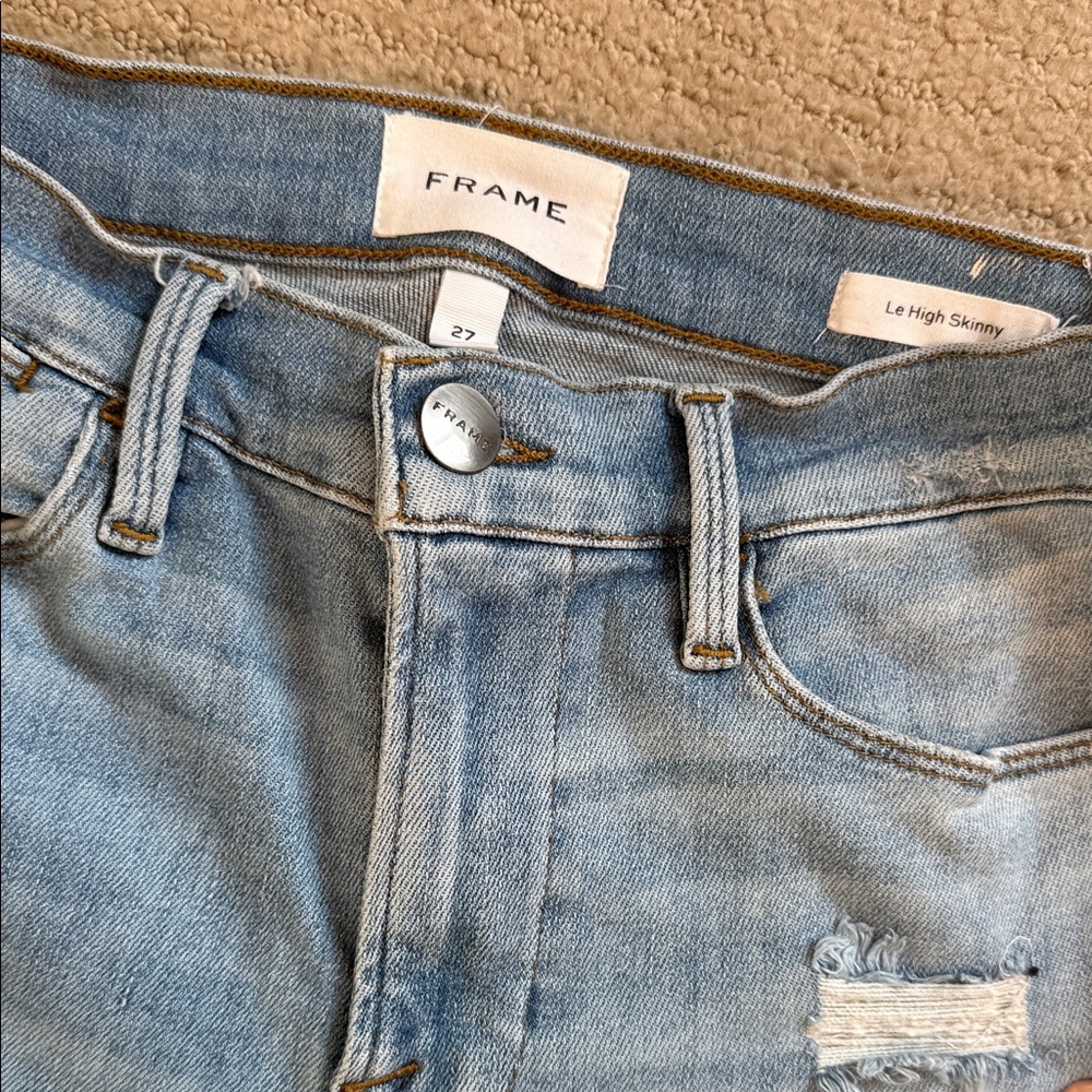 Frame Denim Women's Light Blue Skinny Jeans